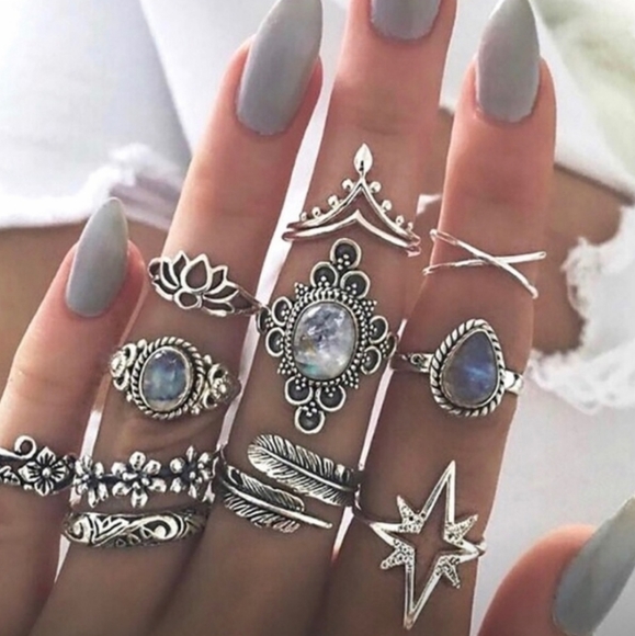 Silver Opal Bohemian Ring - Picture 3 of 3